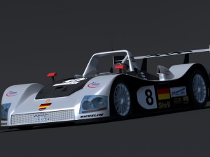 audi r8r 1999 le mans 3D-Modell