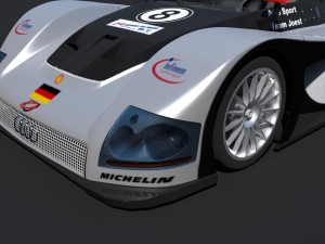 audi r8r 1999 le mans 3D-Modell