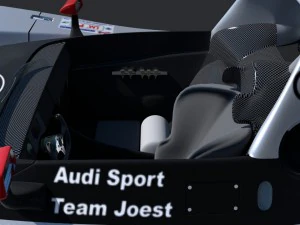 audi r8r 1999 le mans 3D Model