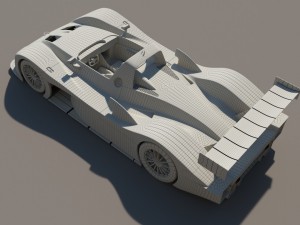 audi r8r 1999 le mans 3D-Modell
