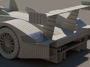 audi r8r 1999 le mans 3D-Modell