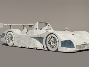 audi r8r 1999 le mans 3D-Modell