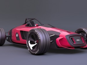 audi concept racecar Modèle 3D