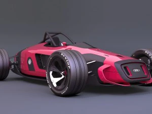 audi concept racecar 3D Model