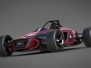 audi concept racecar Modèle 3D