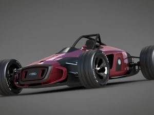 audi concept racecar 3D Model