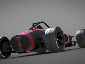 audi concept racecar Modèle 3D