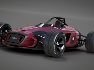 audi concept racecar Modèle 3D