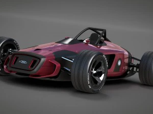 audi concept racecar 3D Model