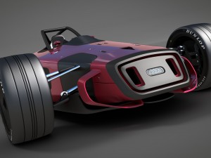 audi concept racecar Modèle 3D