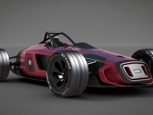 audi concept racecar Modèle 3D