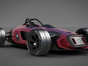 audi concept racecar 3D Model