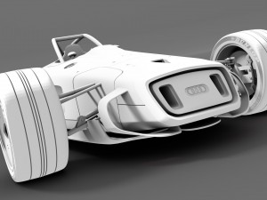audi concept racecar Modèle 3D
