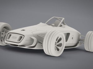 audi concept racecar Modèle 3D