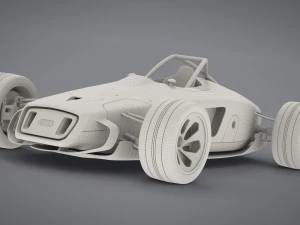 audi concept racecar 3D Model