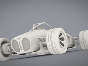 audi concept racecar Modèle 3D