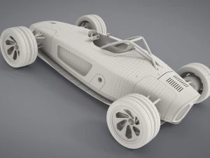 audi concept racecar 3D Model