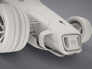 audi concept racecar Modèle 3D