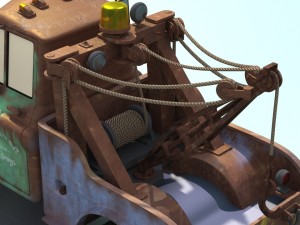 pixar cars - tow mater Modelo 3D
