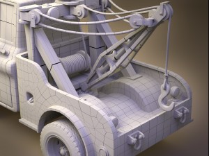 pixar cars - tow mater Modelo 3D