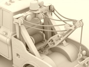 pixar cars - tow mater Modelo 3D