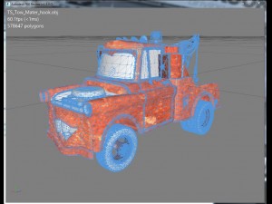 pixar cars - tow mater Modelo 3D