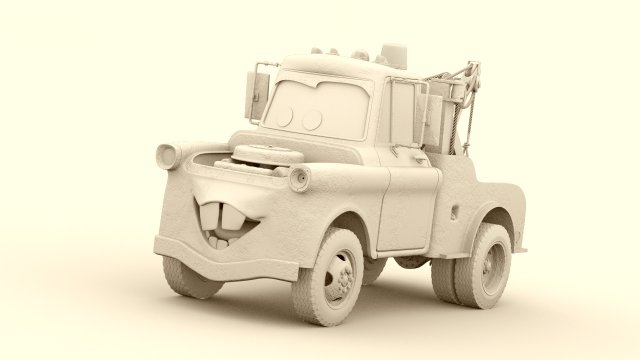 Tow Mater CARS Modelo 3D - TurboSquid 612280