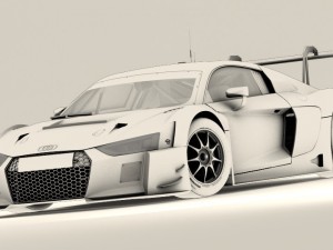 audi r8 lms 2016 3D Модель
