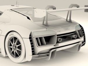 audi r8 lms 2016 3D Модель