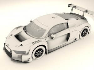 audi r8 lms 2016 3D Модель