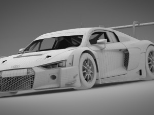 audi r8 lms 2016 3D Модель