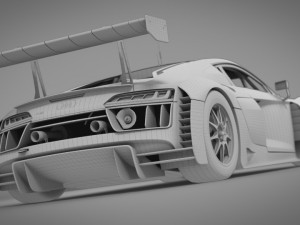 audi r8 lms 2016 3D Модель