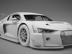 audi r8 lms 2016 3D Модель