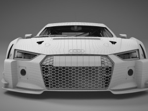audi r8 lms 2016 3D Модель
