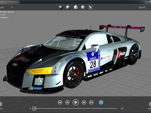 audi r8 lms 2016 3D Модель