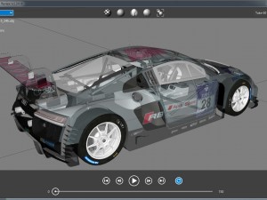 audi r8 lms 2016 3D Модель
