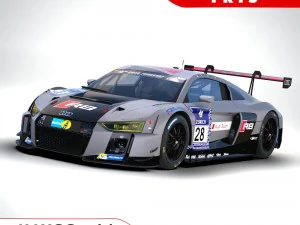 audi r8 2016 Modelo 3D