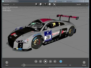audi r8 lms 2016 3D Model