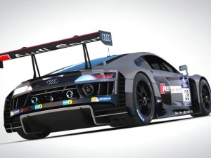 audi r8 lms 2016 3D Model