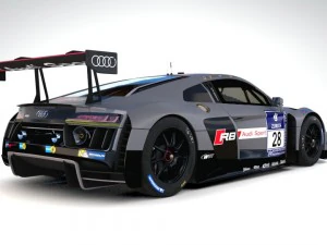audi r8 lms 2016 3D Model