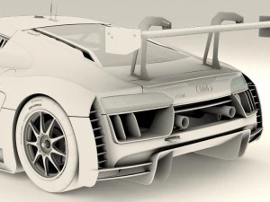 audi r8 lms 2016 3D Model
