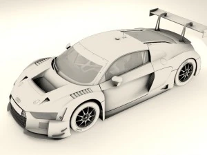 audi r8 lms 2016 3D Model