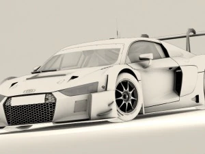 audi r8 lms 2016 3D Model