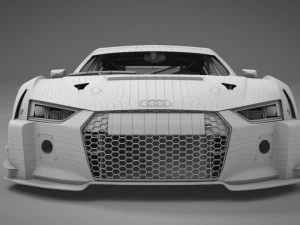 audi r8 lms 2016 3D Model