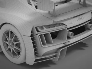 audi r8 lms 2016 3D Model