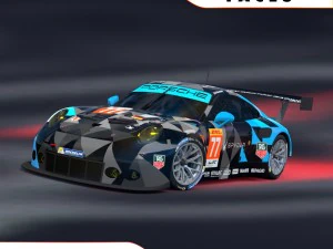 porsche 2016 gt3 r - dempsey proton racing le mans 3D Model