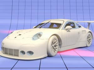 porsche 2016 gt3 r - dempsey proton racing le mans 3D Модель