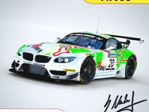bmw z4 gt3 - speciale Modello 3D
