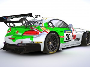 bmw z4 gt3 - spezial 3Dモデル
