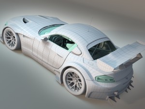 bmw z4 gt3 - spezial 3Dモデル